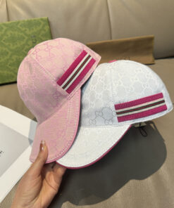 上質Gucciグッチキャンバス×本牛革ダブルGメタルロゴ ベースボールキャップGucci26-30