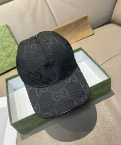 Alternative view of 上質Gucciグッチキャンバス×本牛革ダブルGメタルロゴ ベースボールキャップGucci26-26
