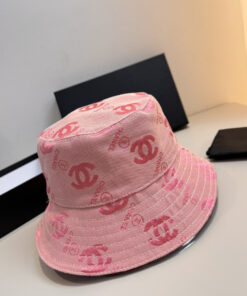 Alternative view of CHANELシャネル上質インポートウール×本牛革ダブルC暗紋 ベースボールキャップCHANEL-35