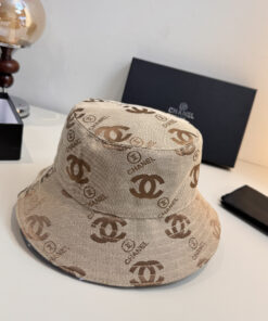 CHANELシャネル上質インポートウール×本牛革ダブルC暗紋 ベースボールキャップCHANEL-38