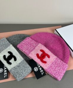 CHANELシャネル上質インポートウール×本牛革ダブルC暗紋 ベースボールキャップCHANEL-29