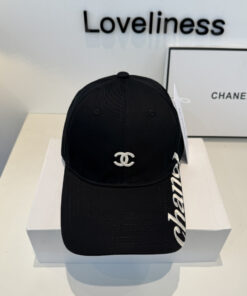 CHANELシャネル上質インポートウール×本牛革ダブルC暗紋 ベースボールキャップCHANEL-10