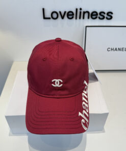 CHANELシャネル上質インポートウール×本牛革ダブルC暗紋 ベースボールキャップCHANEL-09
