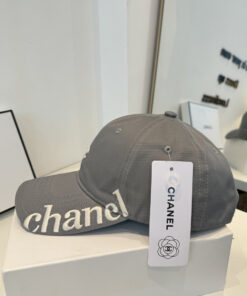 Alternative view of CHANELシャネル上質インポートウール×本牛革ダブルC暗紋 ベースボールキャップCHANEL-08