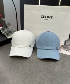 CHANELシャネル上質インポートウール×本牛革ダブルC暗紋 ベースボールキャップCHANEL-06