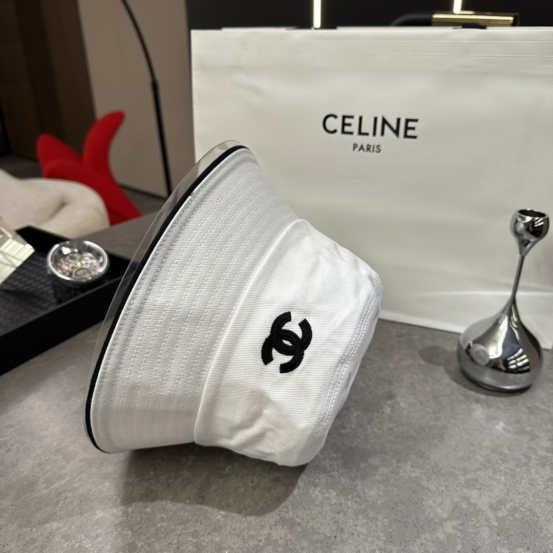 CHANELシャネル上質インポートウール×本牛革ダブルC暗紋 ベースボールキャップCHANEL-05 - 画像 (6)