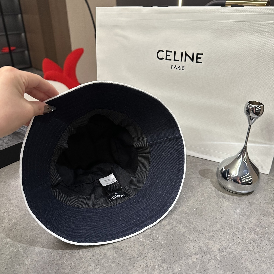 CHANELシャネル上質インポートウール×本牛革ダブルC暗紋 ベースボールキャップCHANEL-05 - 画像 (4)