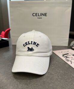 セリーヌCELINEフレンチ・ラグジュアリーな凱旋門刺繍キャップ (CELIN-L026-16)