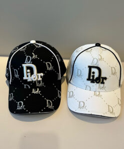 Alternative view of Christian Diorクリスチャンディオール キャンバス×本牛革ベースボールキャップ DIOR-0620