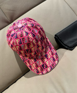 FENDIフェンディイタリアン・ラグジュアリー「ダブルF」モノグラムキャップFENDI-26022