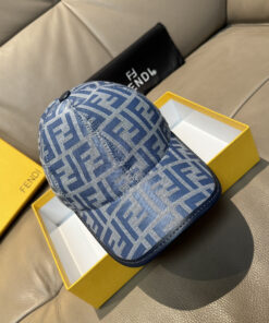 FENDIフェンディイタリアン・ラグジュアリー「ダブルF」モノグラムキャップFENDI-26020