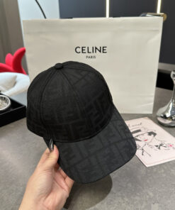 FENDIフェンディイタリアン・ラグジュアリー「ダブルF」モノグラムキャップFENDI-2608