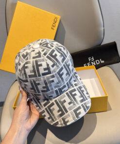 FENDIフェンディイタリアン・ラグジュアリー「ダブルF」モノグラムキャップFENDI-2602
