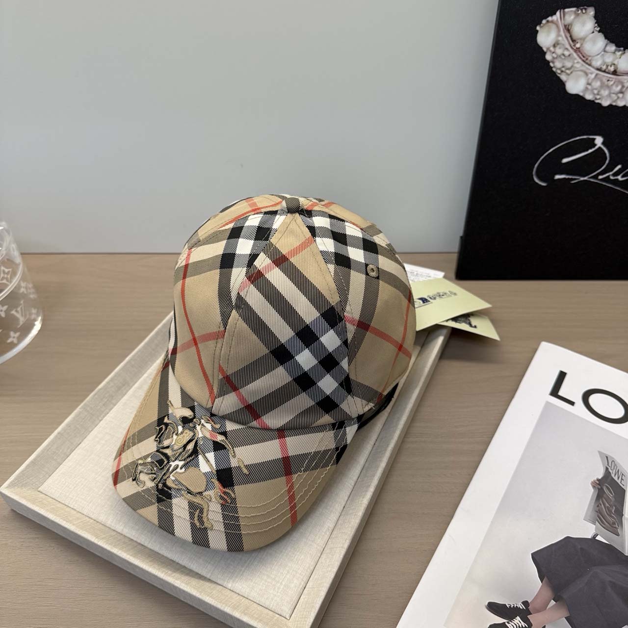 バーバリーBURBERRY キャップ クラシックチェックベースボールキャップト BURBERRY-26229 - 画像 (3)