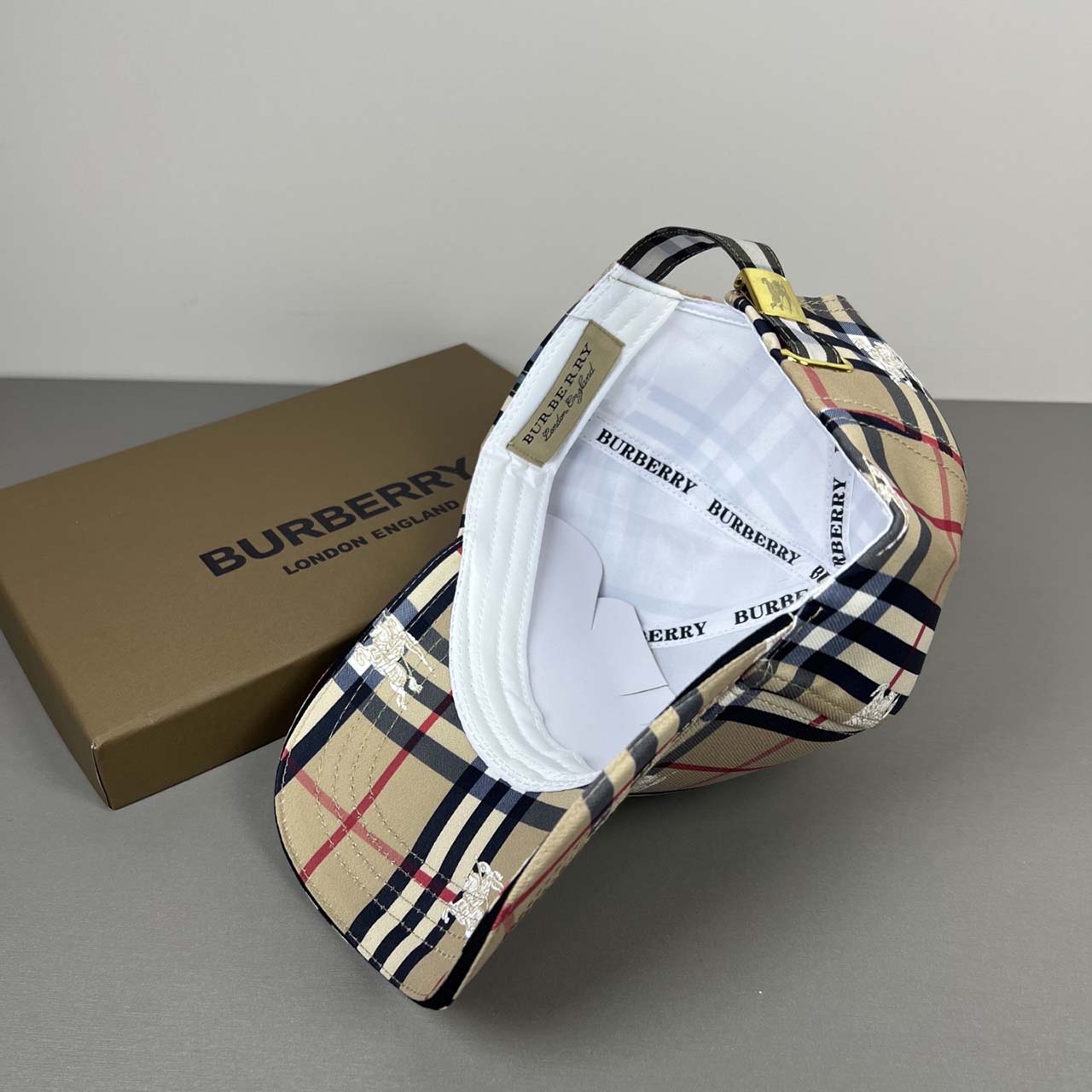 バーバリーBURBERRY キャップ クラシックチェックベースボールキャップト BURBERRY-26230 - 画像 (5)