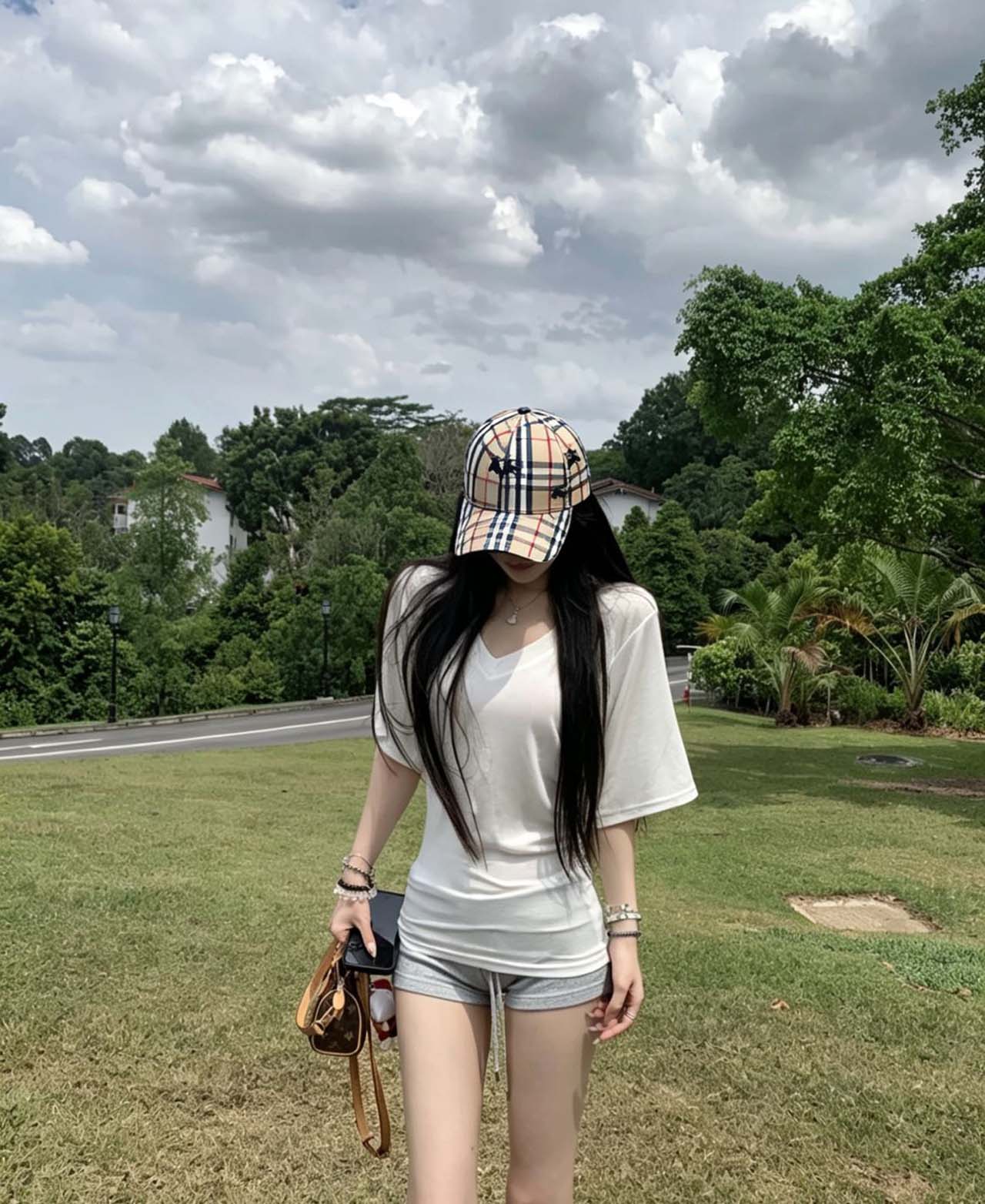 バーバリーBURBERRY キャップ クラシックチェックベースボールキャップト BURBERRY-26230 - 画像 (9)