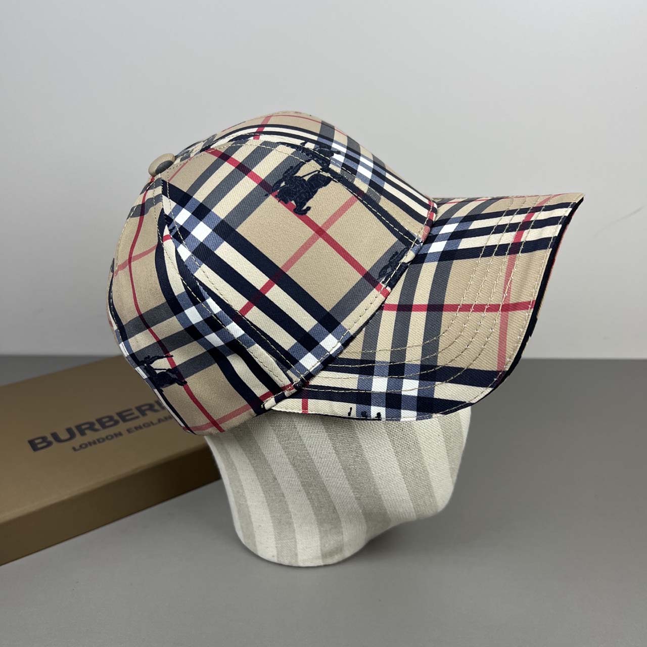 バーバリーBURBERRY キャップ クラシックチェックベースボールキャップト BURBERRY-26230 - 画像 (7)