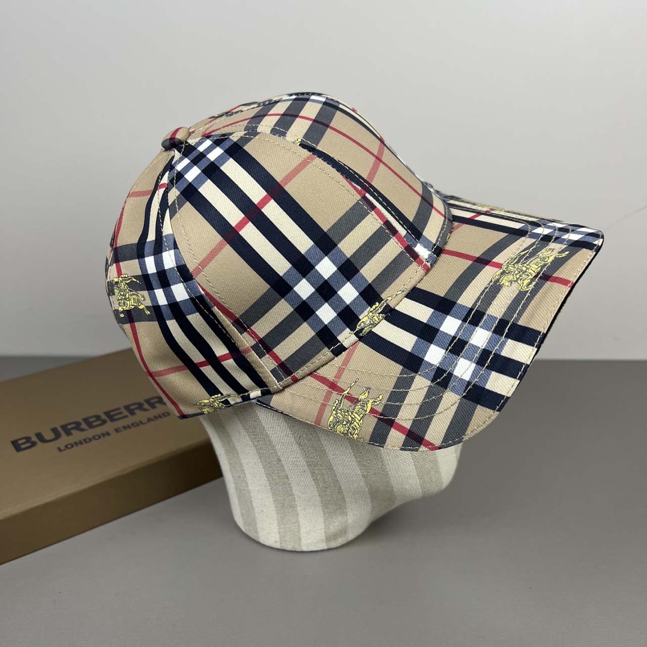 バーバリーBURBERRY キャップ クラシックチェックベースボールキャップト BURBERRY-26230 - 画像 (6)