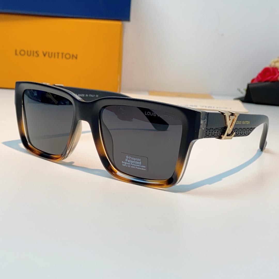 Louis Vuittonルイヴィトンスポーツサングラス偏光・UVカット軽量フィットドライブアウトドア男女兼用Vuitton2631 - 画像 (2)