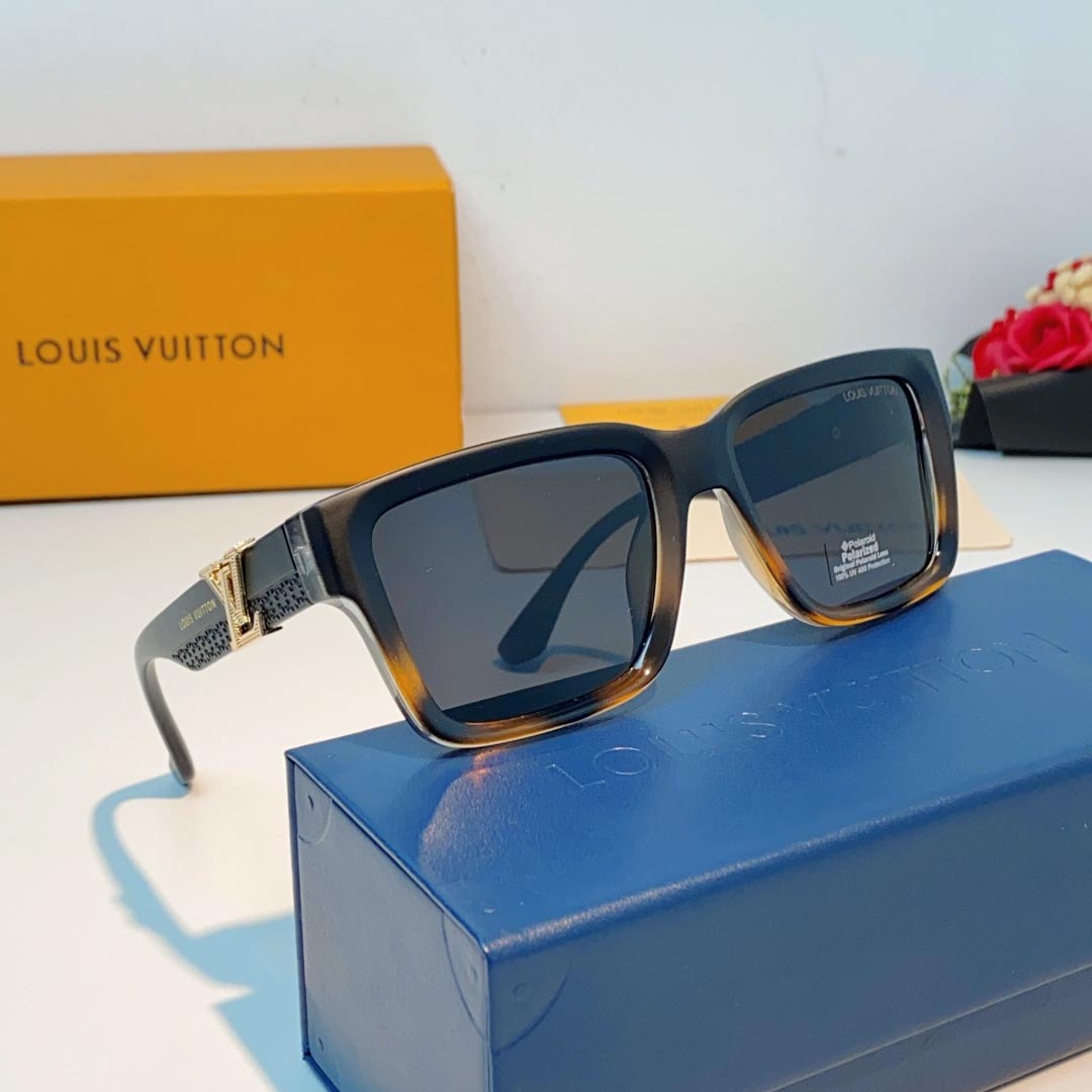 Louis Vuittonルイヴィトンスポーツサングラス偏光・UVカット軽量フィットドライブアウトドア男女兼用Vuitton2631 - 画像 (6)