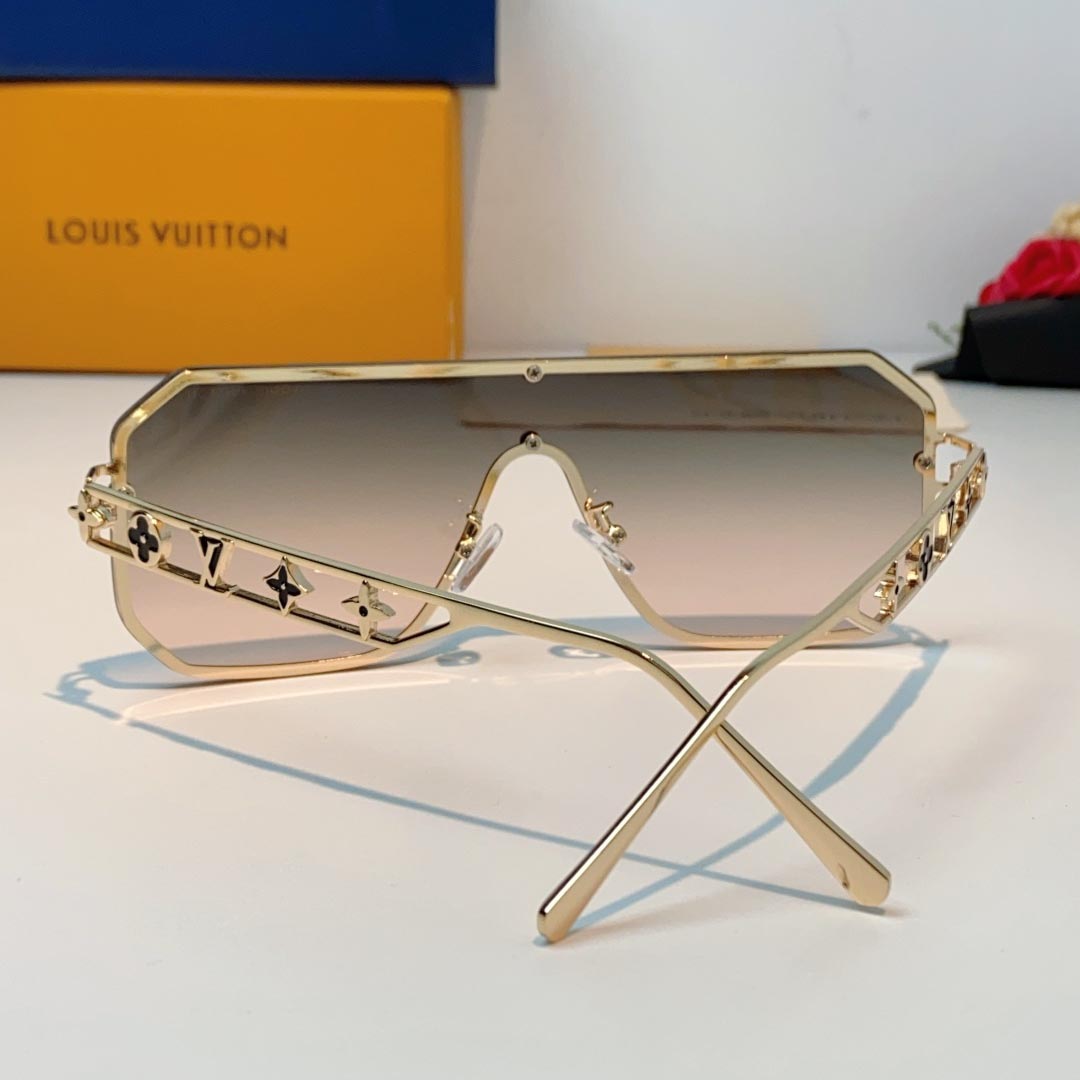 Louis Vuittonルイヴィトンスポーツサングラス偏光・UVカット軽量フィットドライブアウトドア男女兼用Vuitton2625 - 画像 (4)