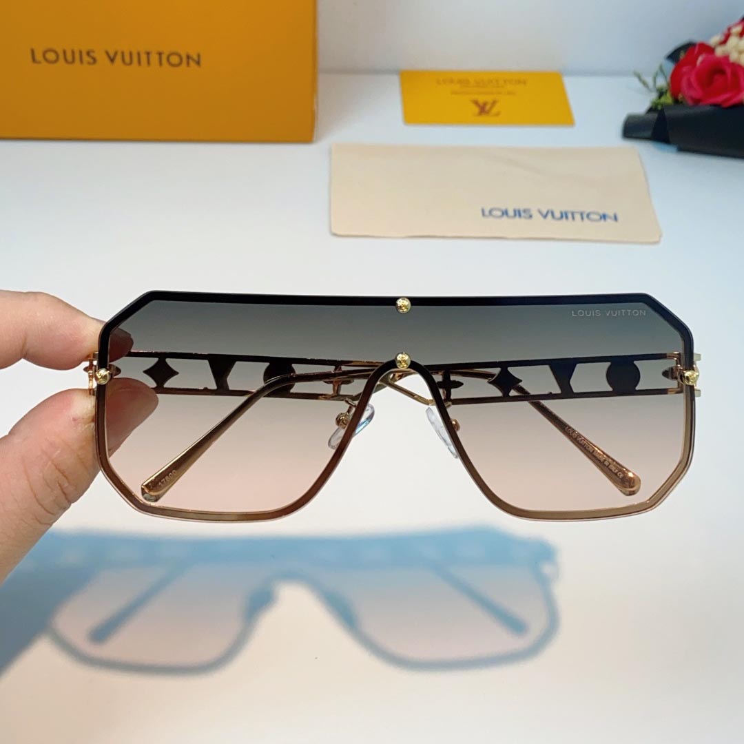 Louis Vuittonルイヴィトンスポーツサングラス偏光・UVカット軽量フィットドライブアウトドア男女兼用Vuitton2625 - 画像 (5)
