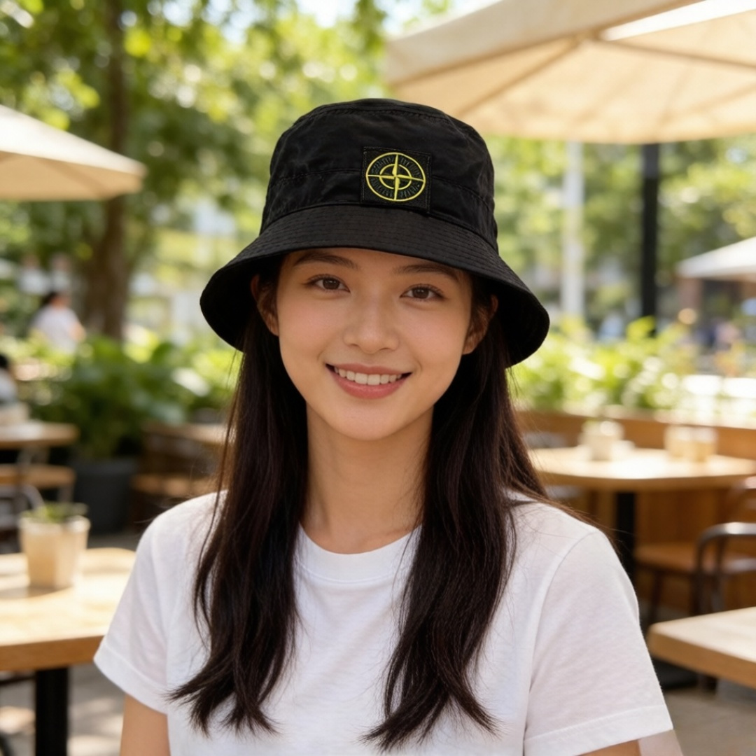 ストーンアイランド Stone Islandカジュアルバケットハットキャップカシミアニット帽ユニセックスIsland2616 - 画像 (6)