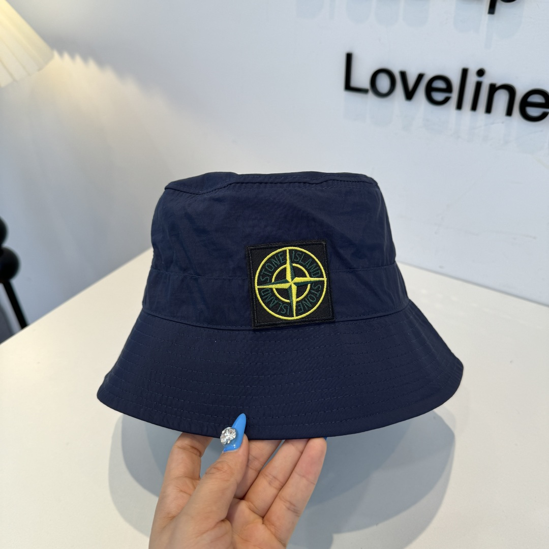 ストーンアイランド Stone Islandカジュアルバケットハットキャップカシミアニット帽ユニセックスIsland2615