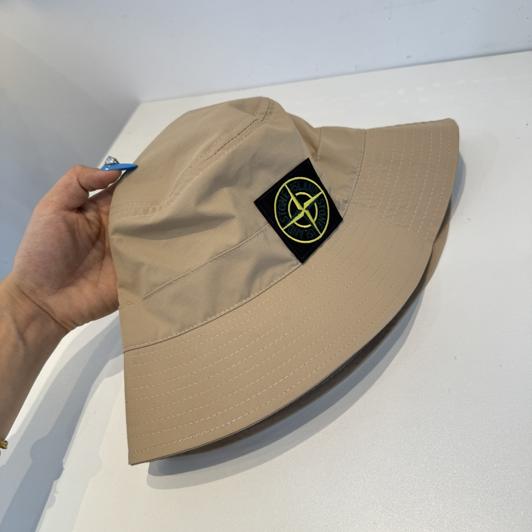 ストーンアイランド Stone Islandカジュアルバケットハットキャップカシミアニット帽ユニセックスIsland2613 - 画像 (4)