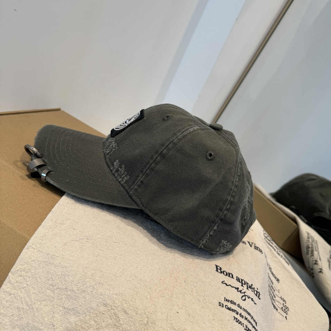 ストーンアイランド Stone Islandカジュアルバケットハットキャップカシミアニット帽ユニセックスIsland2603 - 画像 (4)