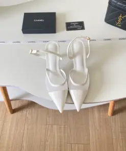 Alternative view of 新作CHANELシャネル ポインテッドトゥ ハイヒール サンダル CHANEL0018