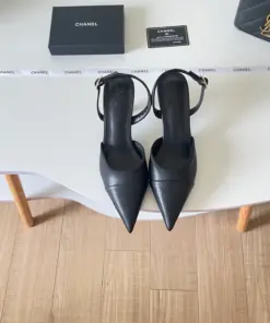 Alternative view of 新作CHANELシャネル ポインテッドトゥ ハイヒール サンダル CHANEL0017