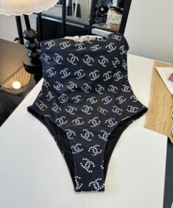 シャネルCHANEL水着 レディース ワンピース 体型カバー バックオープン 速乾 水陸両用CHANE14
