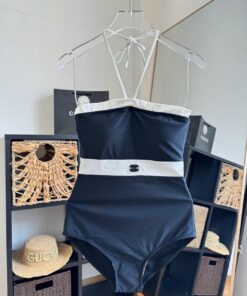シャネルCHANEL水着 レディース ワンピース 体型カバー バックオープン 速乾 水陸両用CHANE12