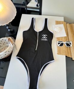 シャネルCHANEL水着 レディース ワンピース 体型カバー バックオープン 速乾 水陸両用CHANE11