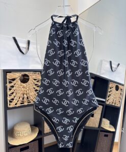 シャネルCHANEL水着 レディース ワンピース 体型カバー バックオープン 速乾 水陸両用CHANE10