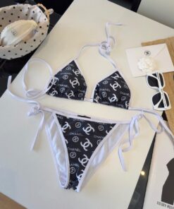 シャネルCHANEL水着 レディース ワンピース 体型カバー バックオープン 速乾 水陸両用CHANEL05