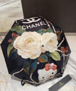 Alternative view of 新作シャネルCHANEL 5つ折り 晴雨兼用折りたたみ傘クオリティと洗練されたデザインCHANEL010