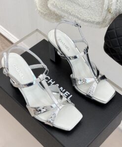 Alternative view of シャネルCHANELフレンチエレガンスバックストラップサンダル香奈儿風メリージェーン本革レザーCHANEL001